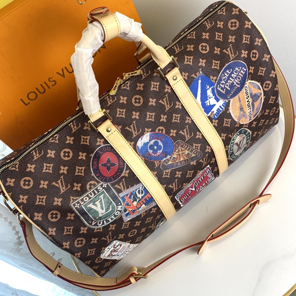 ルイヴィトンバッグ側面デザイン